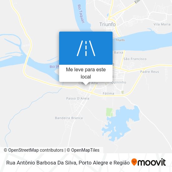 Rua Antônio Barbosa Da Silva mapa