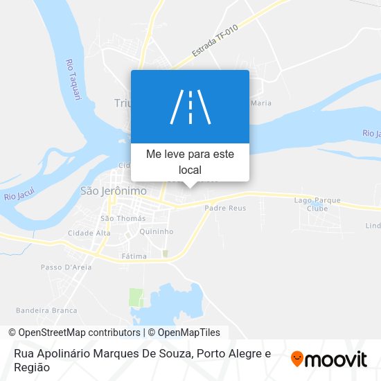 Rua Apolinário Marques De Souza mapa