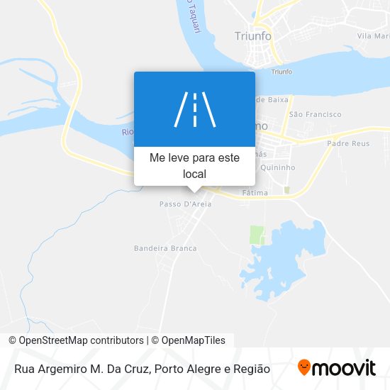 Rua Argemiro M. Da Cruz mapa