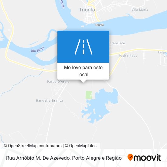 Rua Arnóbio M. De Azevedo mapa