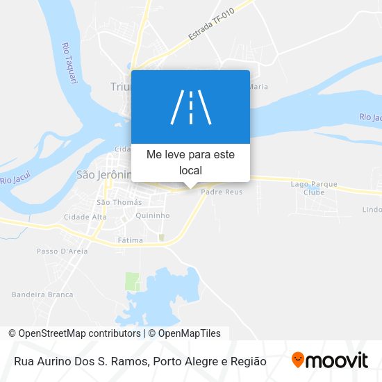 Rua Aurino Dos S. Ramos mapa