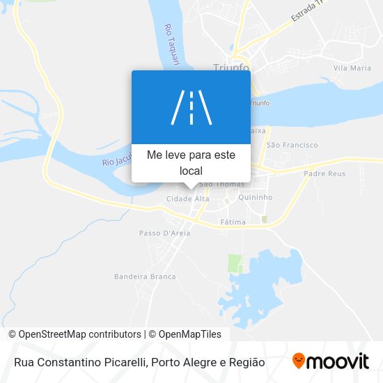 Rua Constantino Picarelli mapa