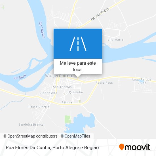 Rua Flores Da Cunha mapa