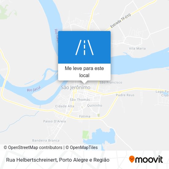 Rua Helbertschreinert mapa