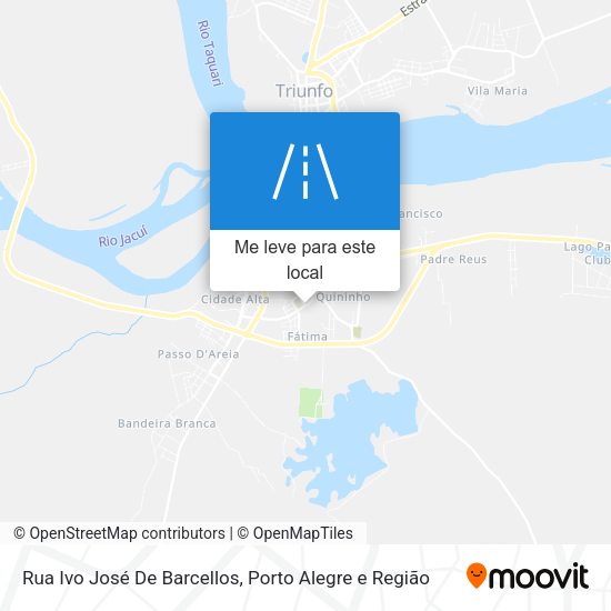 Rua Ivo José De Barcellos mapa