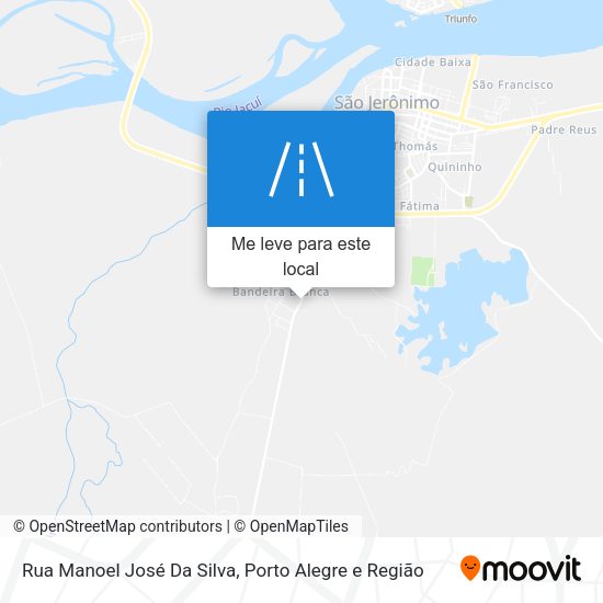 Rua Manoel José Da Silva mapa