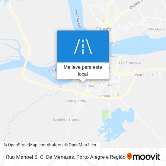 Rua Manoel S. C. De Menezes mapa