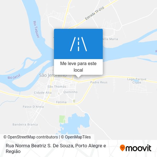 Rua Norma Beatriz S. De Souza mapa