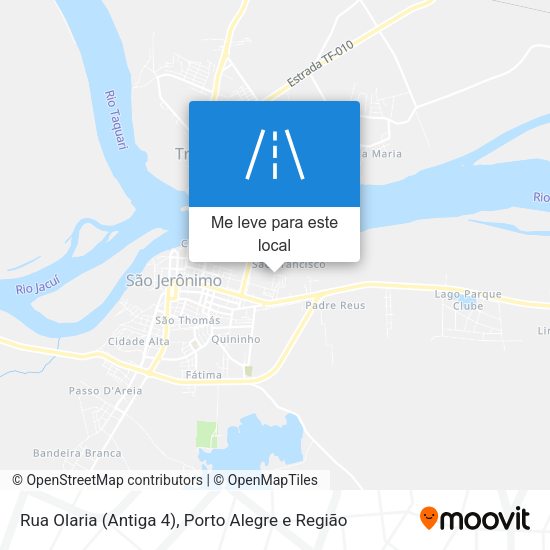 Rua Olaria (Antiga 4) mapa