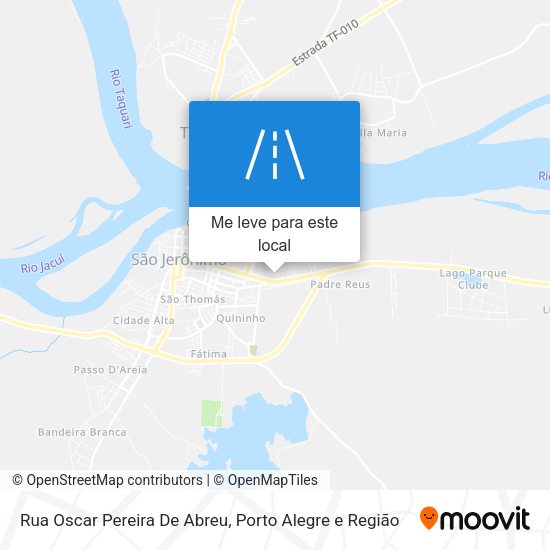 Rua Oscar Pereira De Abreu mapa