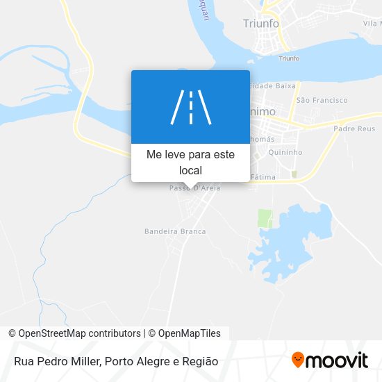 Rua Pedro Miller mapa