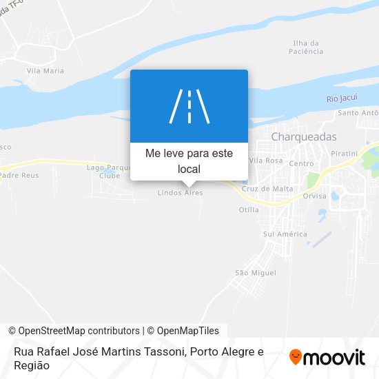 Rua Rafael José Martins Tassoni mapa