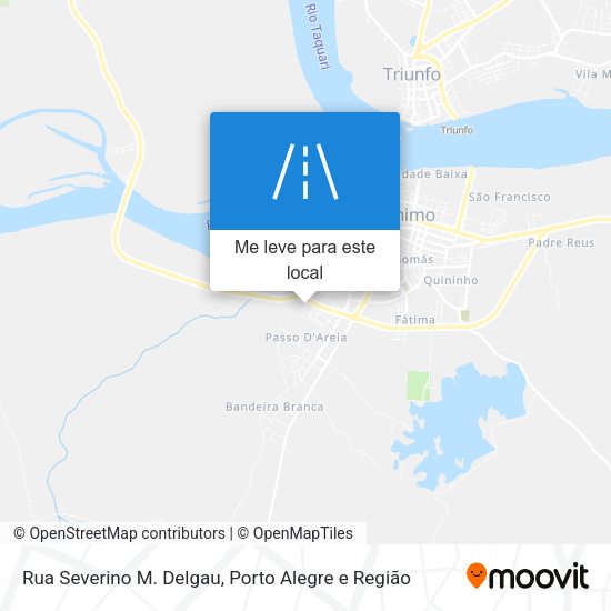 Rua Severino M. Delgau mapa