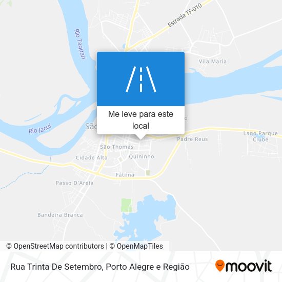Rua Trinta De Setembro mapa