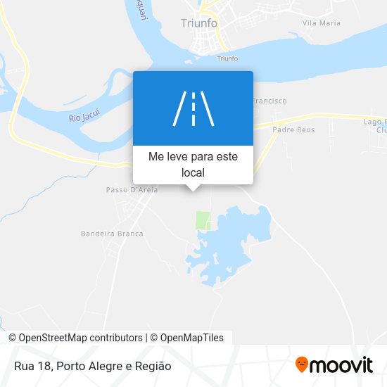 Rua 18 mapa
