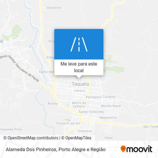 Alameda Dos Pinheiros mapa