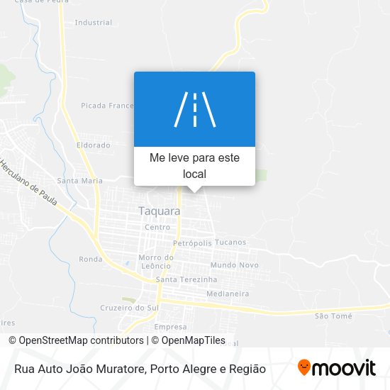 Rua Auto João Muratore mapa