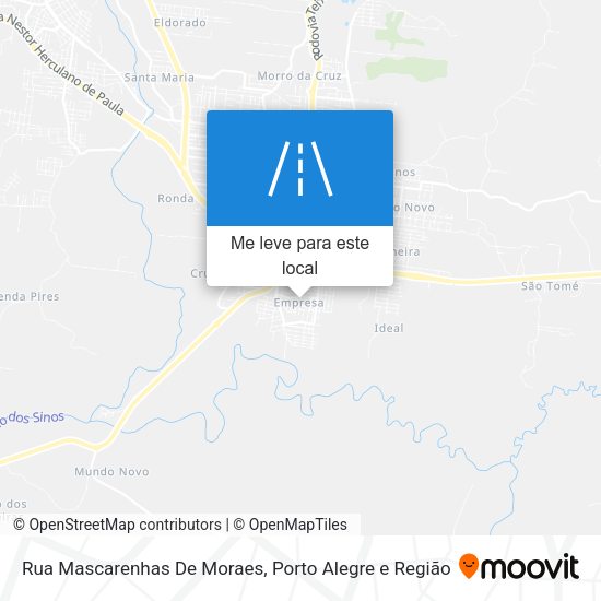 Rua Mascarenhas De Moraes mapa