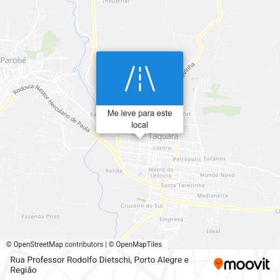 Rua Professor Rodolfo Dietschi mapa
