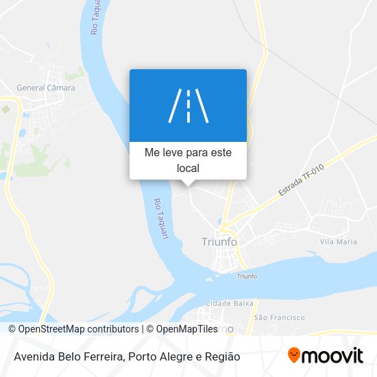 Avenida Belo Ferreira mapa