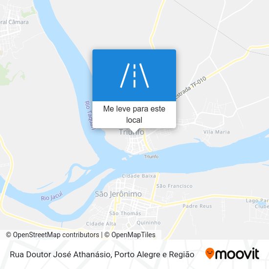 Rua Doutor José Athanásio mapa