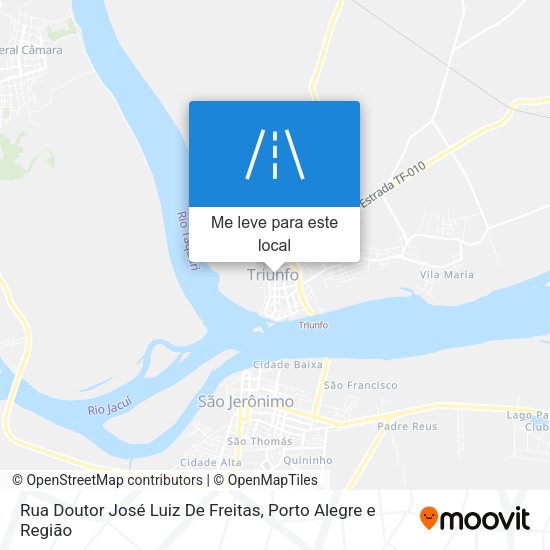 Rua Doutor José Luiz De Freitas mapa