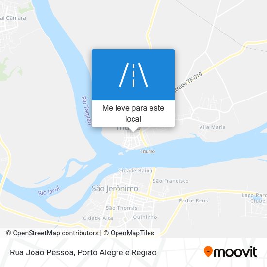 Rua João Pessoa mapa