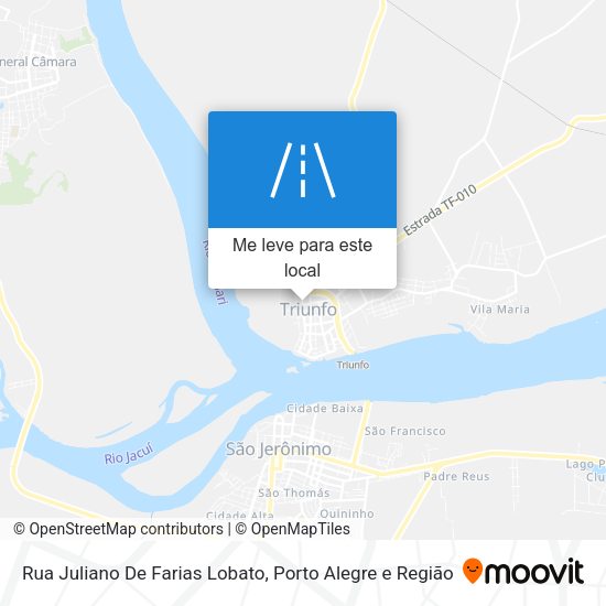 Rua Juliano De Farias Lobato mapa