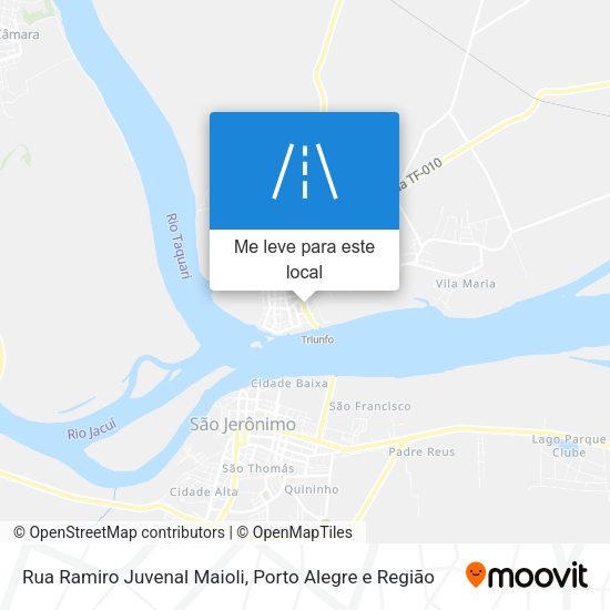 Rua Ramiro Juvenal Maioli mapa