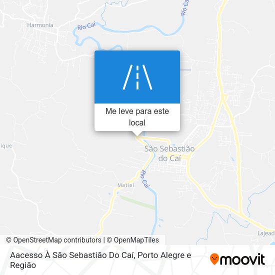 Aacesso À São Sebastião Do Caí mapa