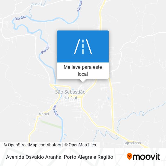 Avenida Osvaldo Aranha mapa