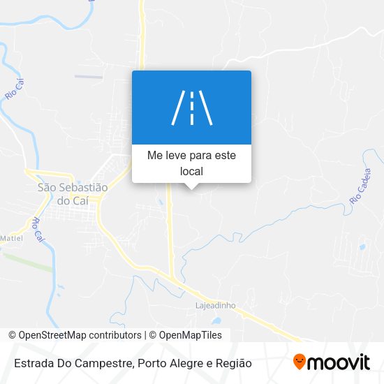 Estrada Do Campestre mapa