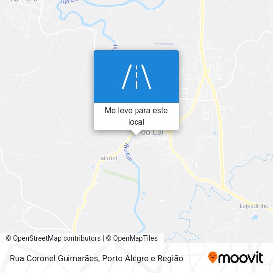 Rua Coronel Guimarães mapa