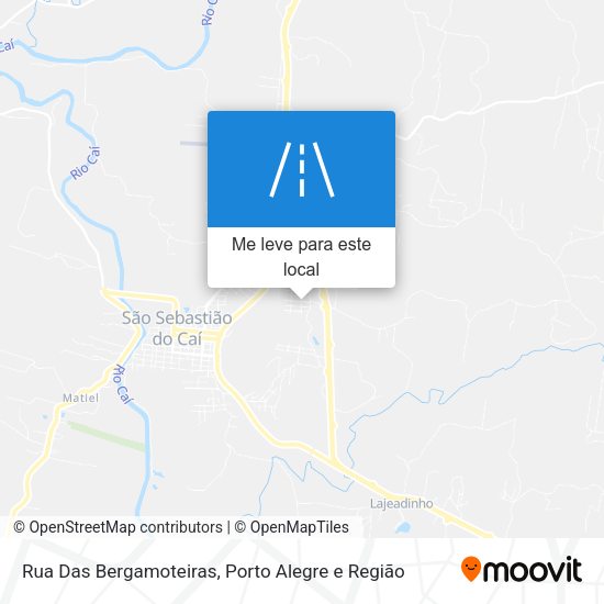 Rua Das Bergamoteiras mapa