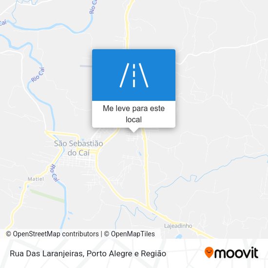 Rua Das Laranjeiras mapa