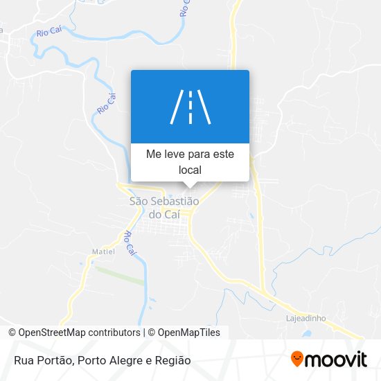 Rua Portão mapa