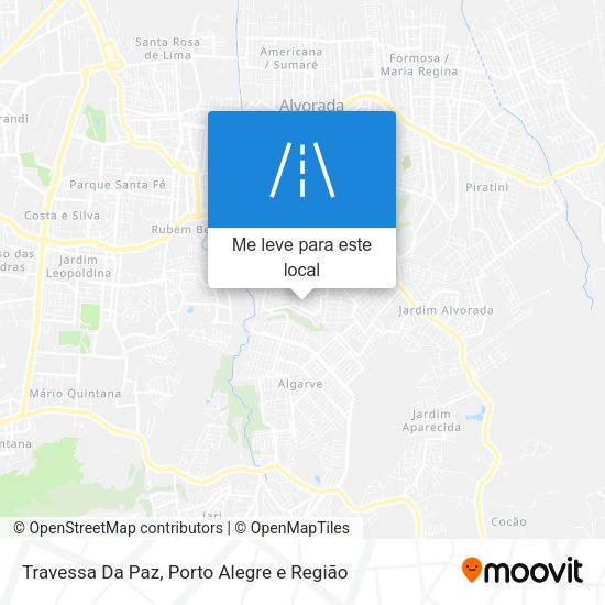 Travessa Da Paz mapa