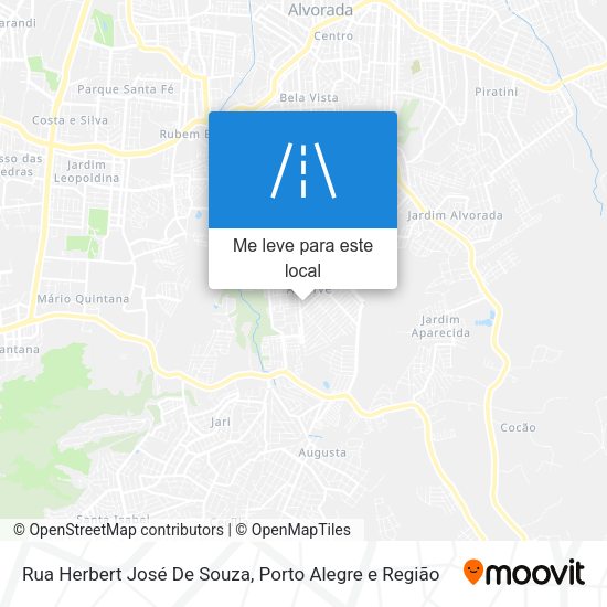 Rua Herbert José De Souza mapa