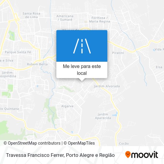 Travessa Francisco Ferrer mapa