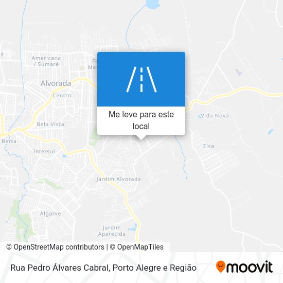 Rua Pedro Álvares Cabral mapa