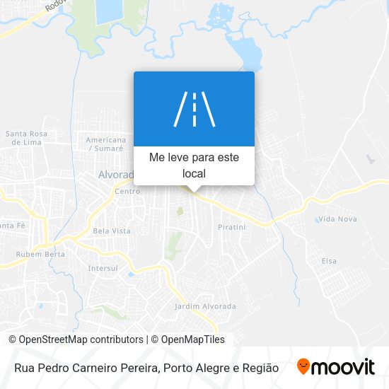 Rua Pedro Carneiro Pereira mapa