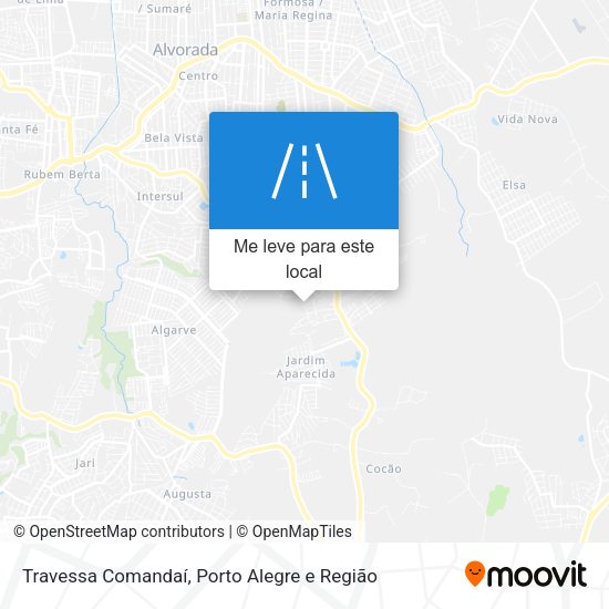 Travessa Comandaí mapa