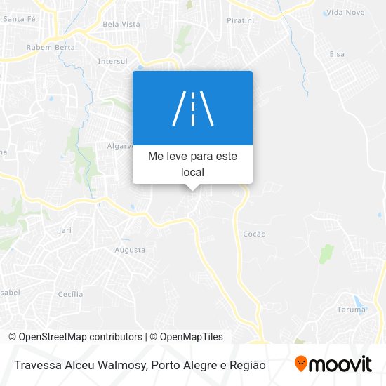 Travessa Alceu Walmosy mapa