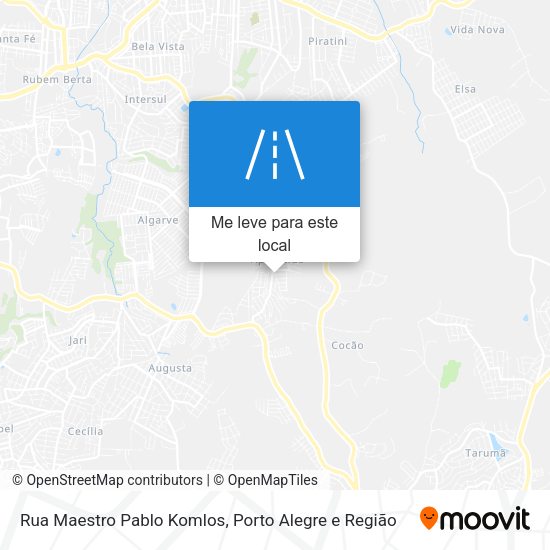 Rua Maestro Pablo Komlos mapa