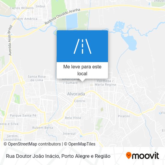 Rua Doutor João Inácio mapa