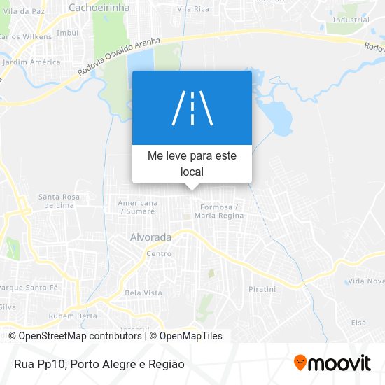 Rua Pp10 mapa