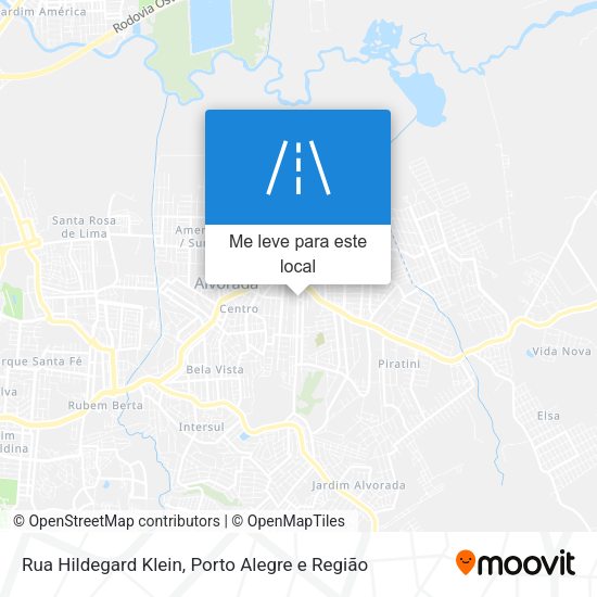 Rua Hildegard Klein mapa