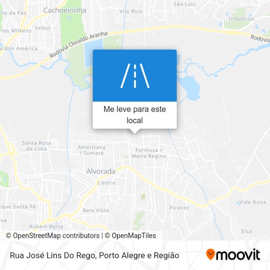 Rua José Lins Do Rego mapa