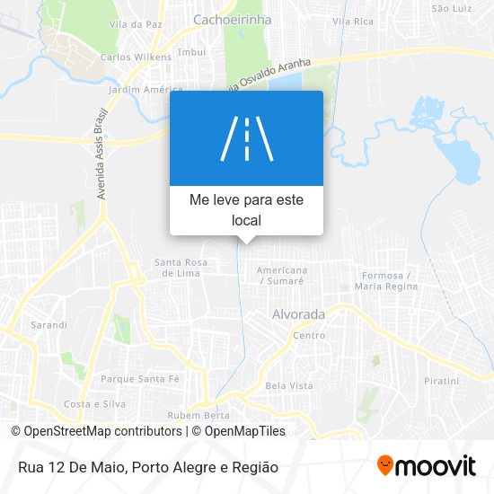Rua 12 De Maio mapa