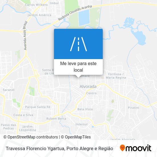 Travessa Florencio Ygartua mapa